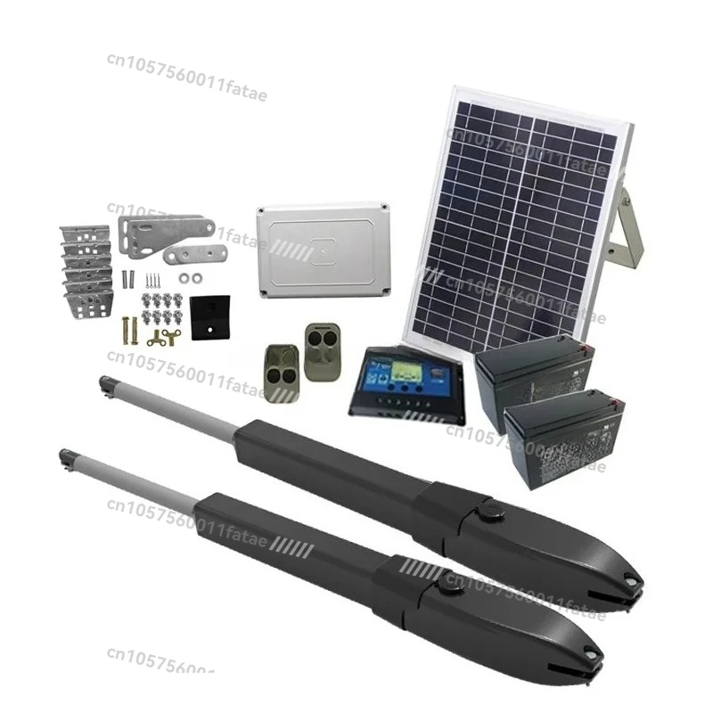 

Black Automatic Dual Arms Swing Gate Opener Kit ，Solar Swing Gate Door Operator