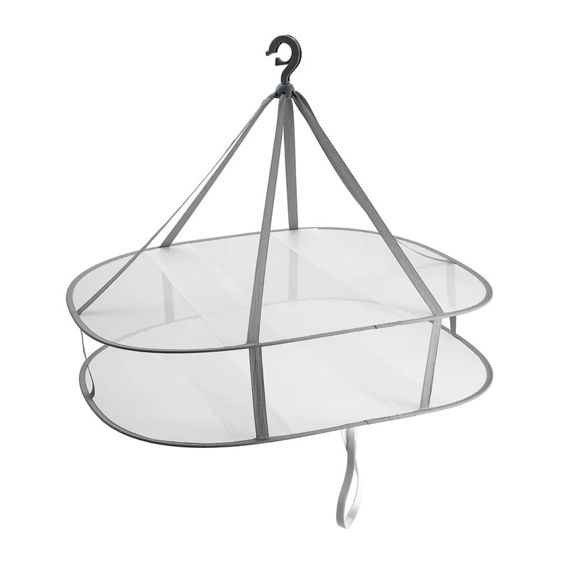 رف تجفيف السترة، رف تجفيف الملابس المعلقة، مجفف الغسيل الشبكي، رفوف مجفف الملابس القابلة للطي #5