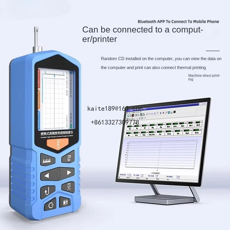 

TR200 Portable Metal Surface Finish Tester, Work and Equipment Roughness Tester 1 Year Warranty
