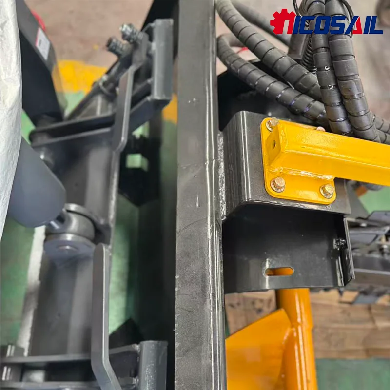 محرك كوبوتا 25 حصان ديزل هيدروليكي صغير جرافة انزلاقية التوجيه مع مرفق مولشر الغابات #6