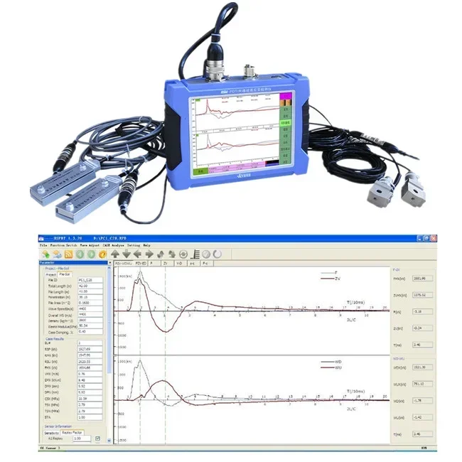 Geotechnical Service Foundation High Strain Dynamic Load Test And Pile Driving Analyzer