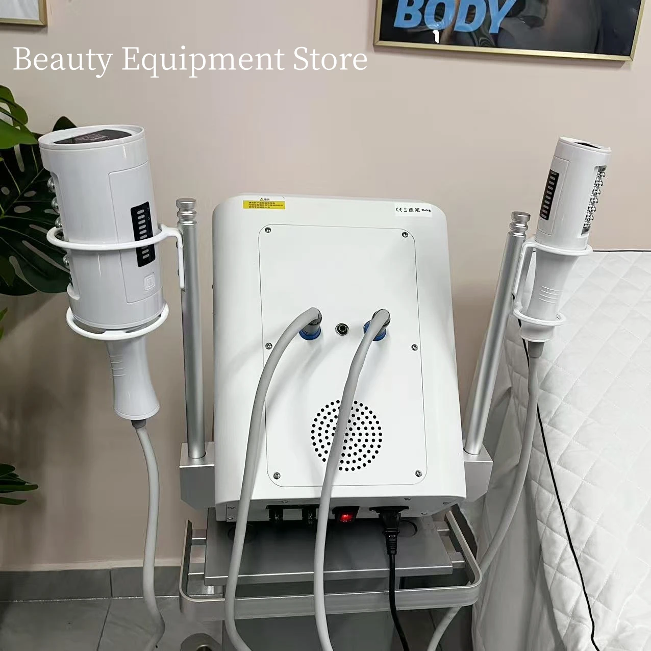 EMS Body Shaping Muscle Relaxation Fat Removal Cellulite 5D Massage Roller Electromagnetic Muscle Building Training for Salon