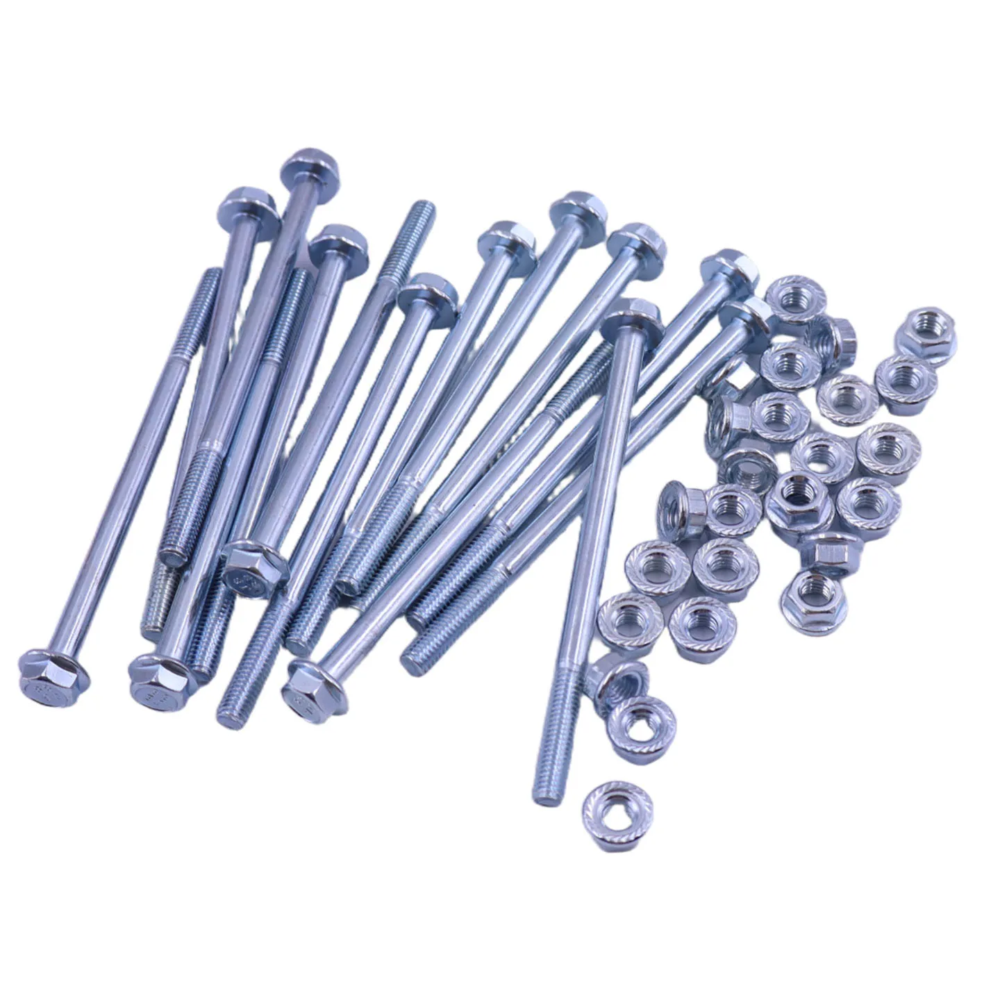 Industrial Generator Set Maintenance Package M6*95 Extended Flange Bolts 100 Pieces Engineering Machinery Standard Part