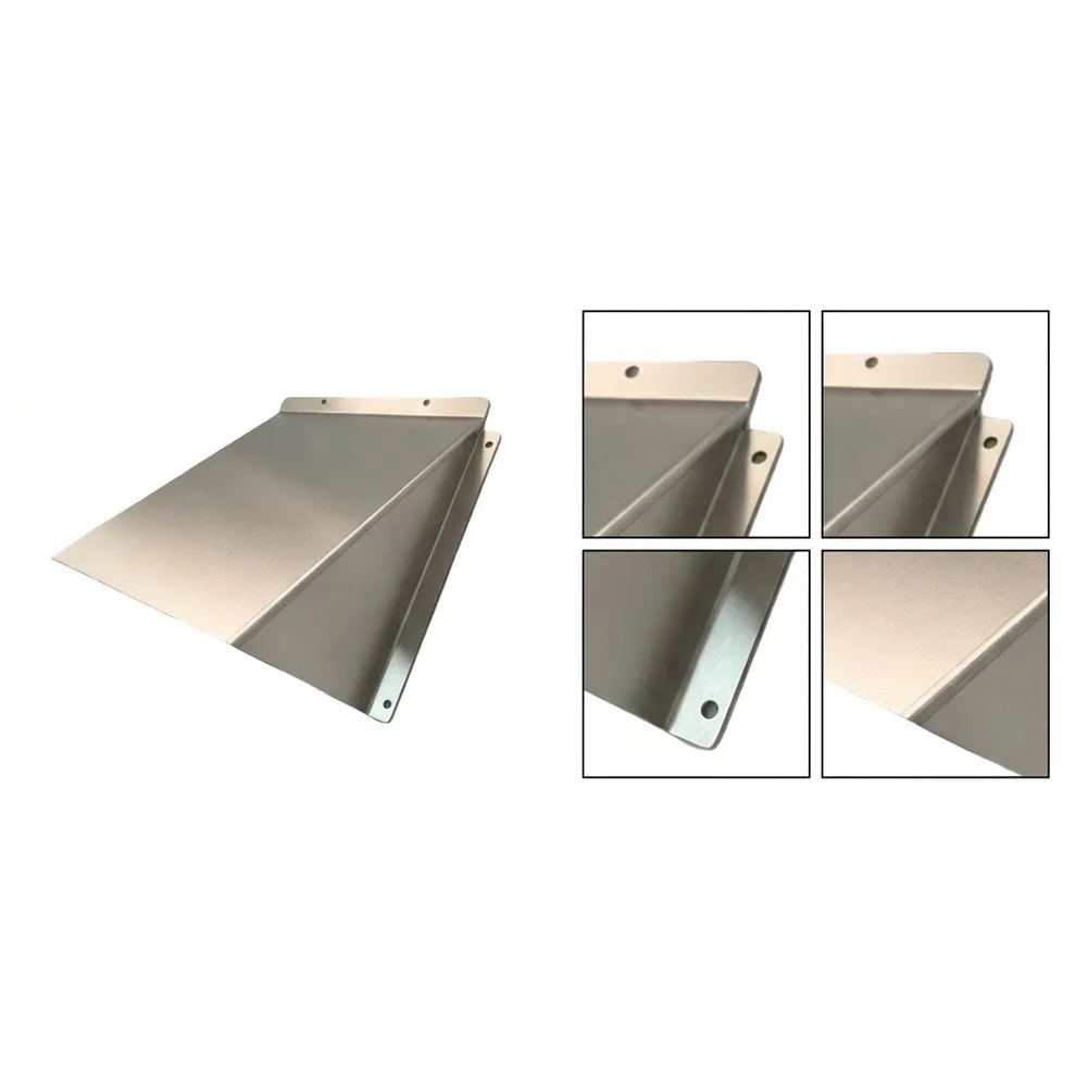 Stainless Steel Square Wall For Exhaust Vent Hood Wall Vent Cover Rain Wind Hood For Kitchen Range Hood For Exhaust Air Outlet