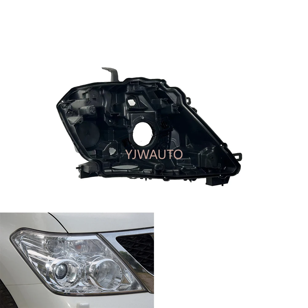 For Nissan Patrol 2014 2015 2016 2017 2018 2019 Headlamp House Car Headlight Base Front Lamp Holder Auto Headlight Back House