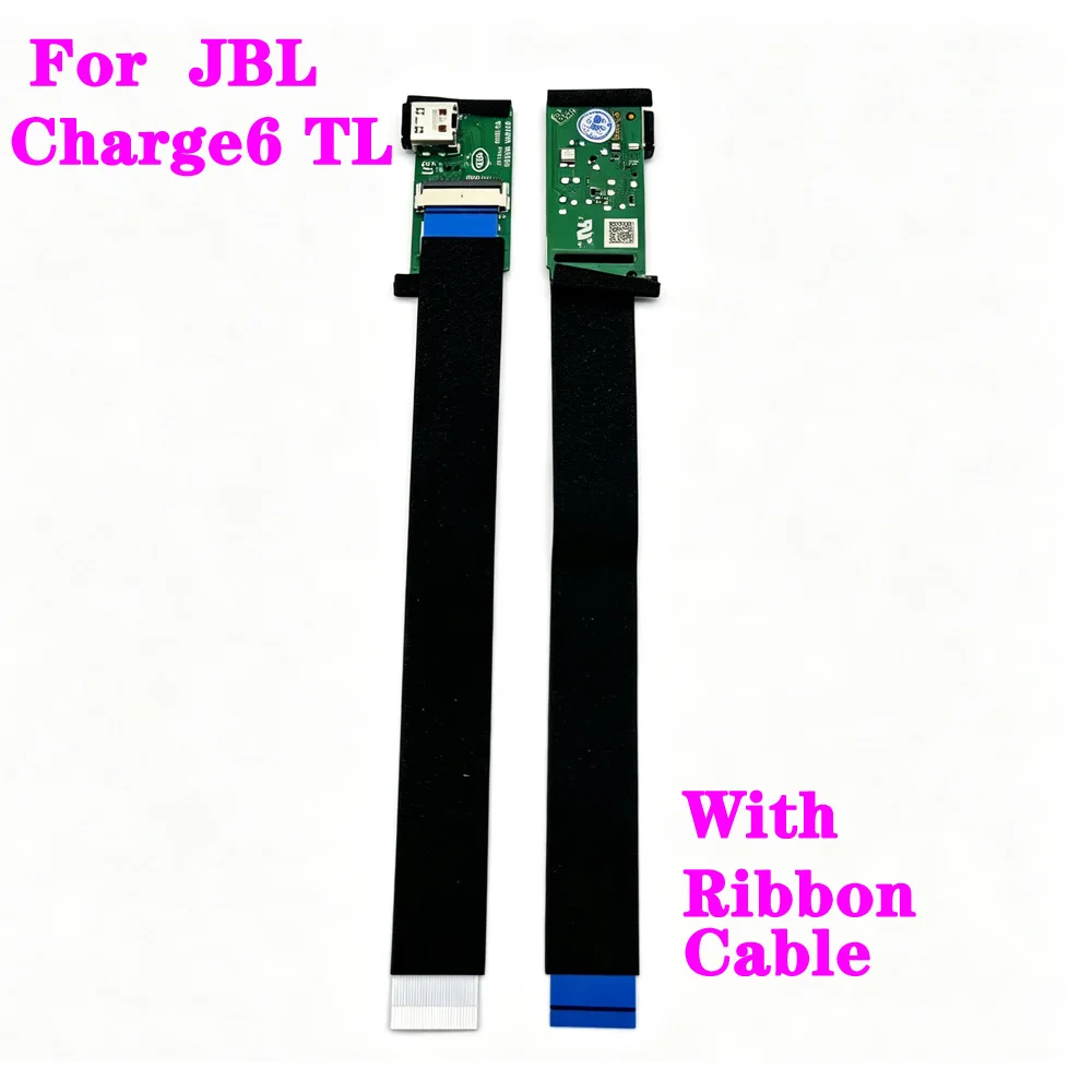 1PCS For JBL Charge 6 TL USB Type C Charge Port Socket Jack Power Supply Board Connector With Ribbon Cable