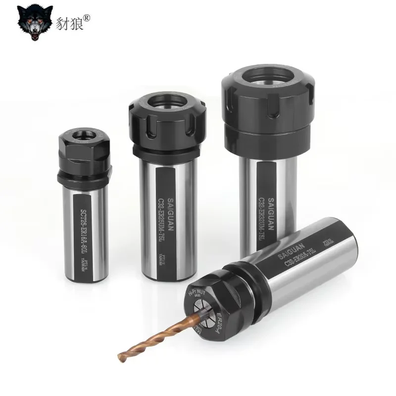 

Lathe Extension Rod C20 C25 C32 C40 ER16 ER20 ER32 CNC Tool Holder Auxiliary Tool Holder Drill Bit Center Drill Collet