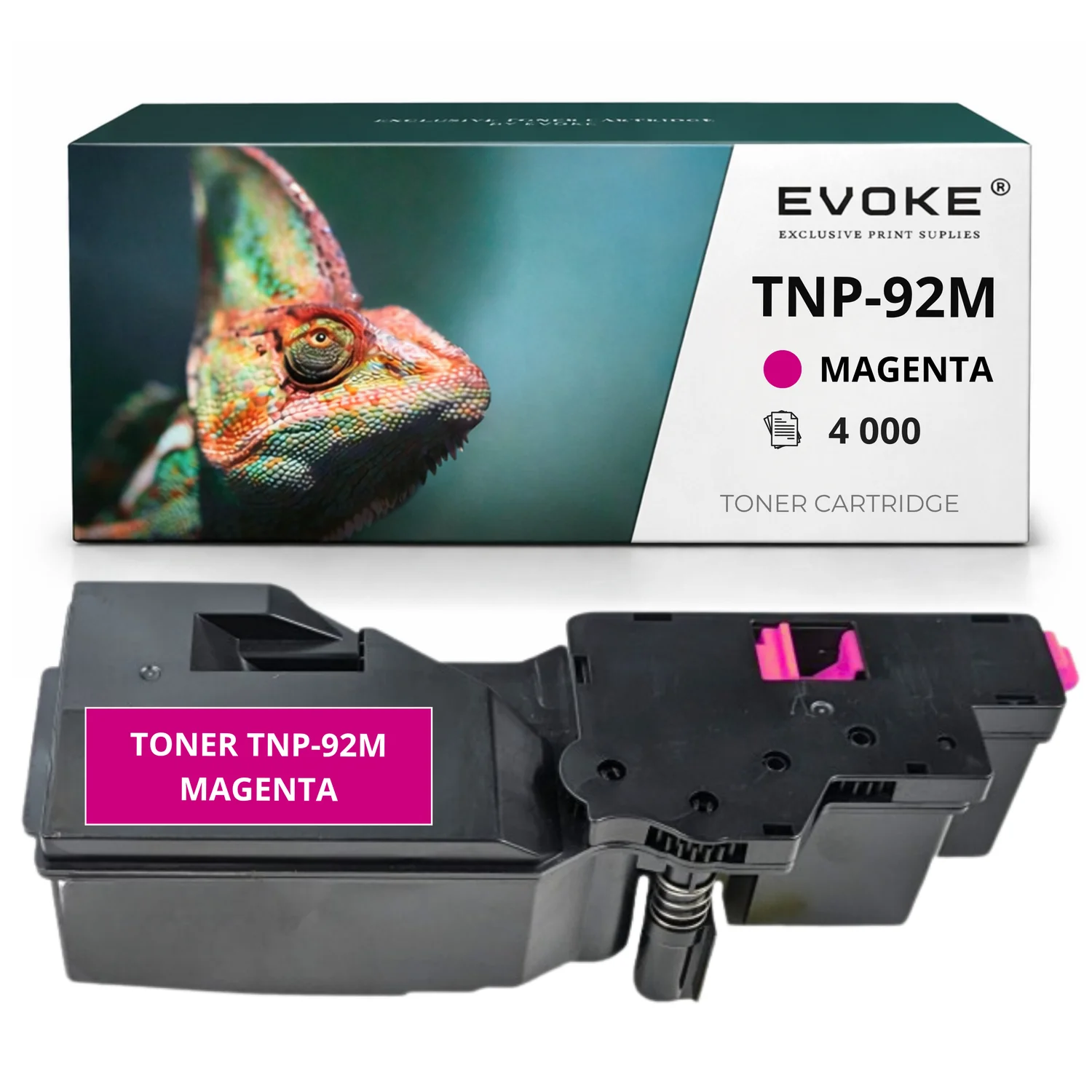Evoke Compatibele Toner voor Konica Minolta Tnp-92Y Tnp92Y Tnp-92 Tnp92 Ae1Y250 Geel 4000 Pagina's Bizhub C3120I