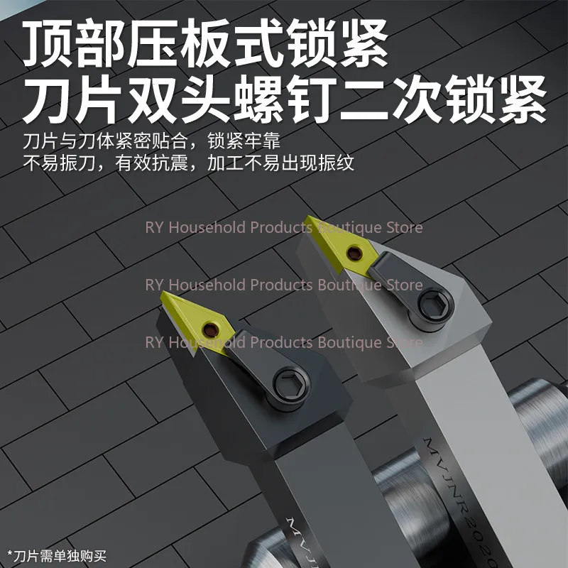 Numerical Control External Tool Holder 93 Degree External Turning Tool MVJNR1616K16/2020K16/2525M16 Lathe Tool