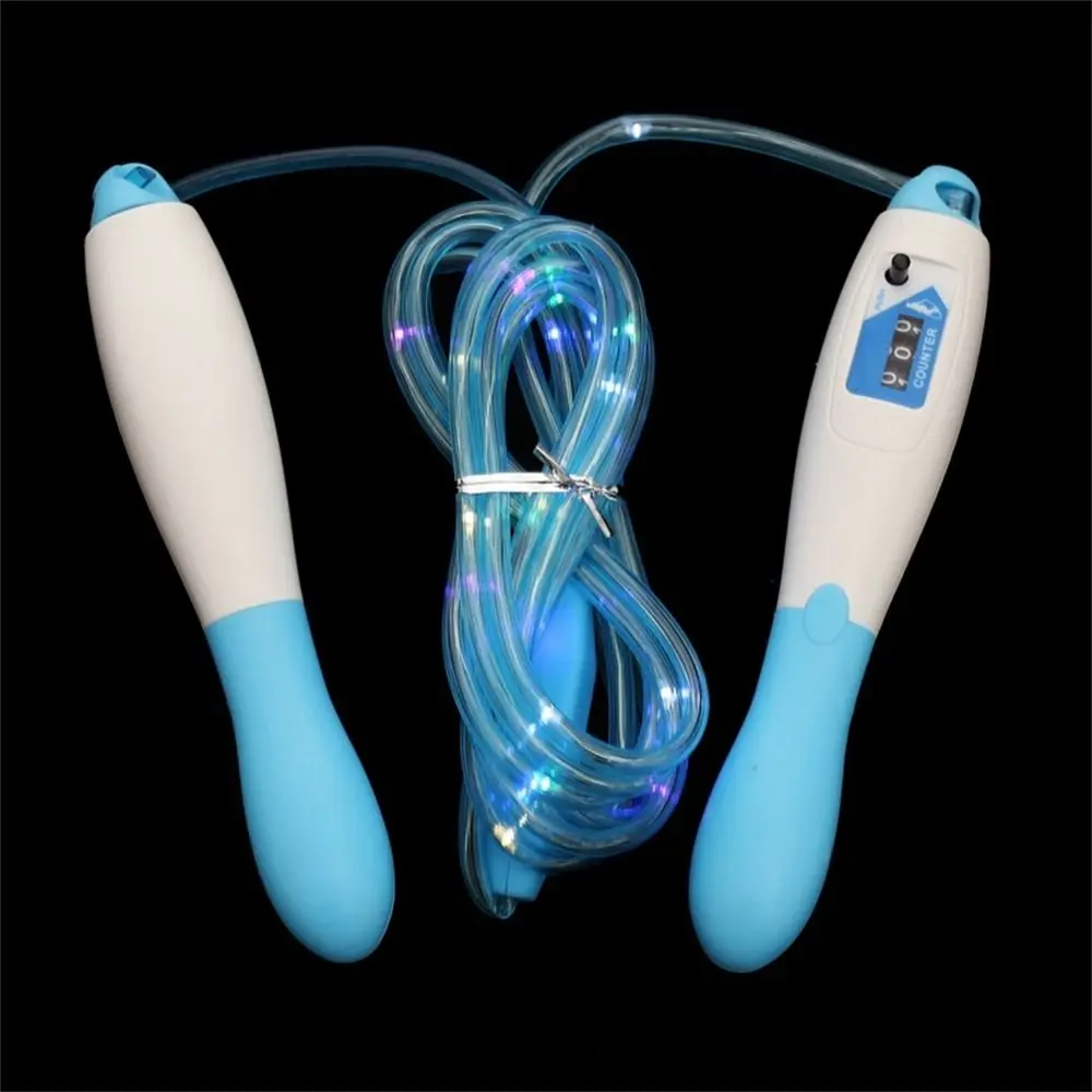 Luminous LED Jump Ropes Fun Fitness Coordination Glowing Skipping Rope Counting Enhance Flexibility Light Up Jump Ropes