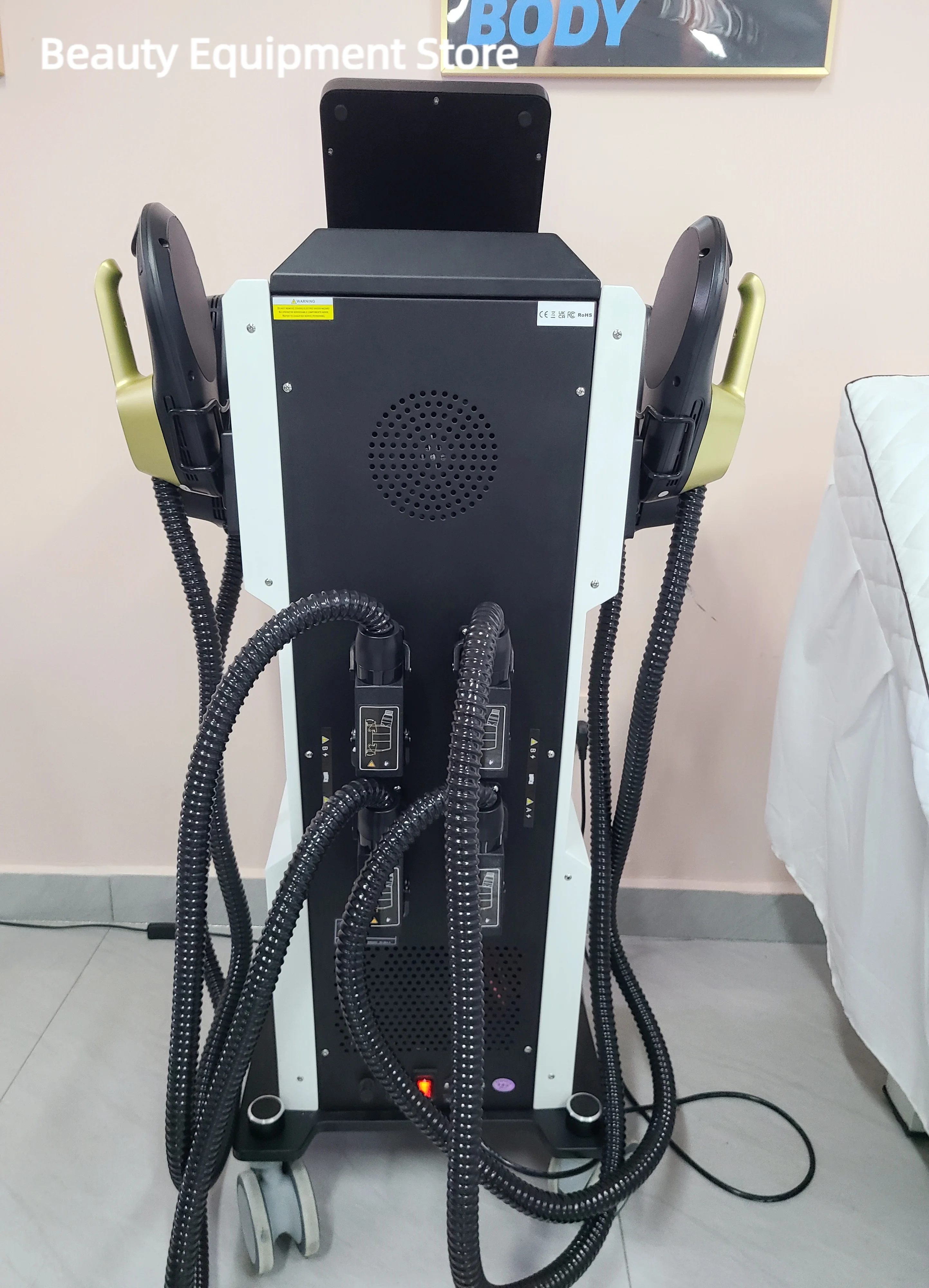 MYOslim EMS Body Sculpting Machine 6500W 200Hz High-Intensity Focused Electromagnetic Fat Removal Muscle Fitness Sculpting Devic