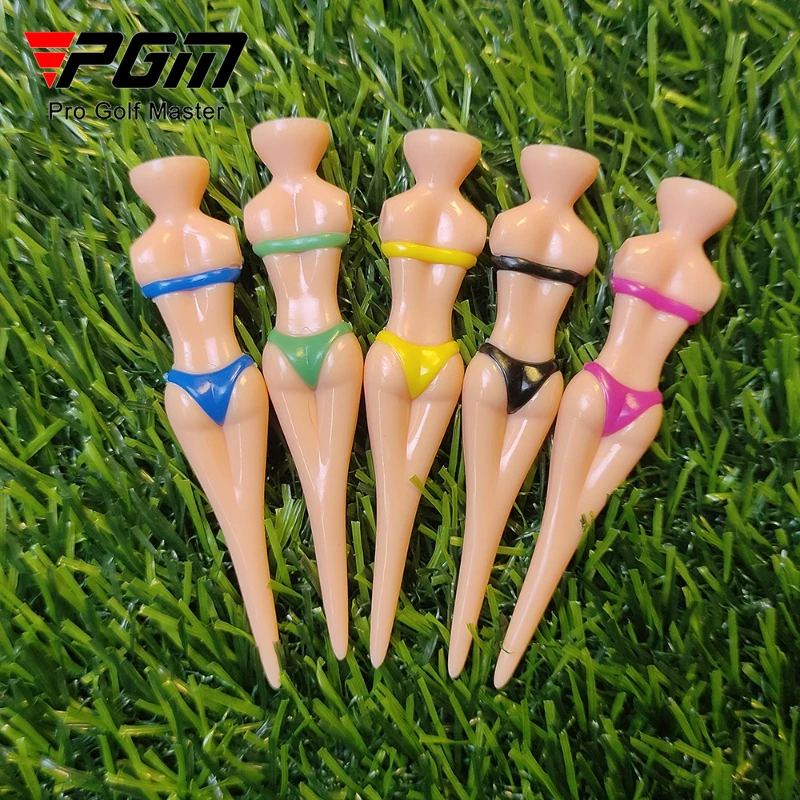 Golf Tees 10pcs Random Colors Plastics Beauty Bikini Model JI342