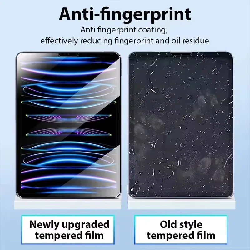 واقيات شاشة من الزجاج المقسى لجهاز iPad 10th Generation A16 2025 M3 Pro 13 11 M4 12.9 Air 5 4 3 2 Mini 6 7th 9th 8th 10.2 10.5