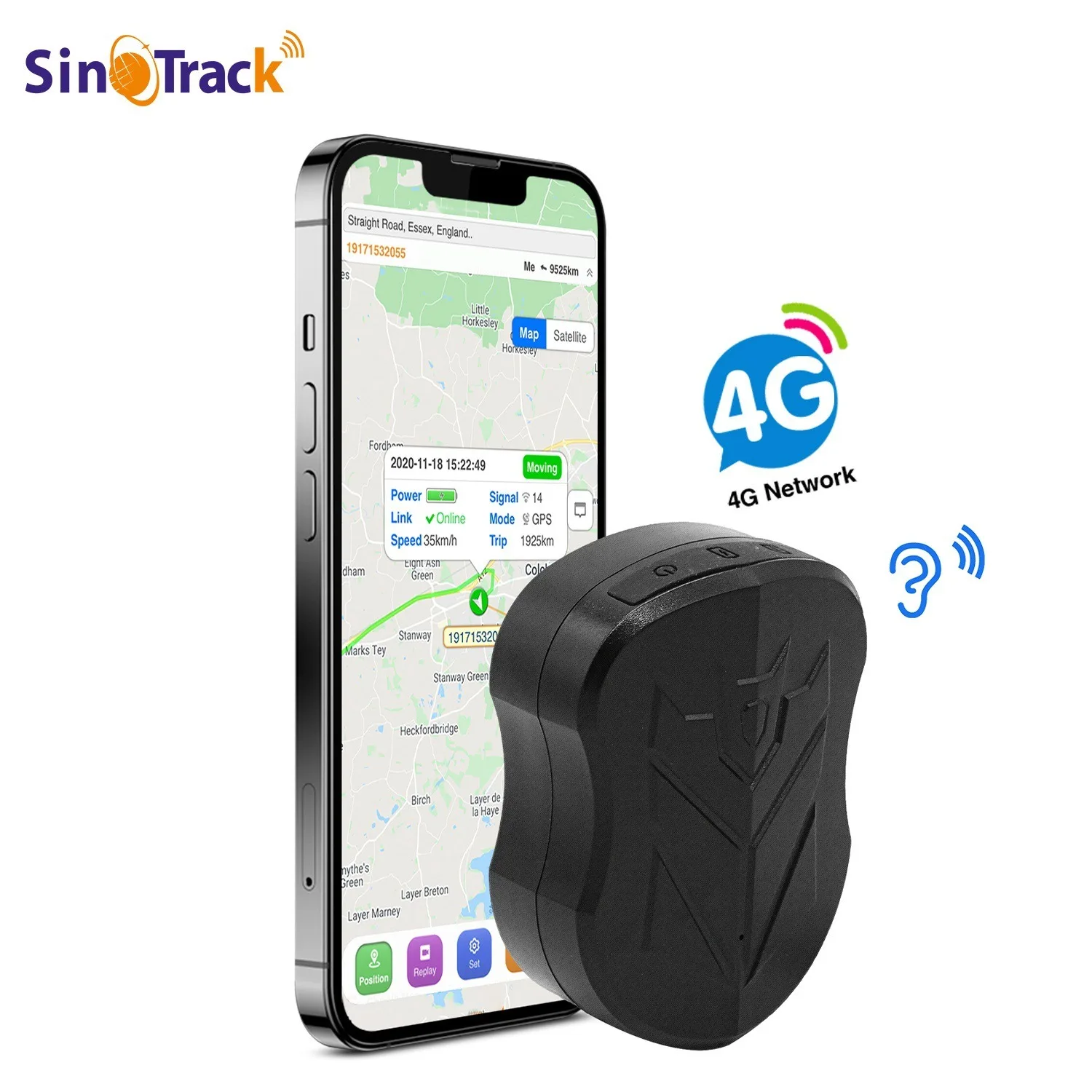 TK61 High Positioning Accuracy 4G Gps Locator Tracker Car Beidou Satellite Anti-theft Anti-lost Device