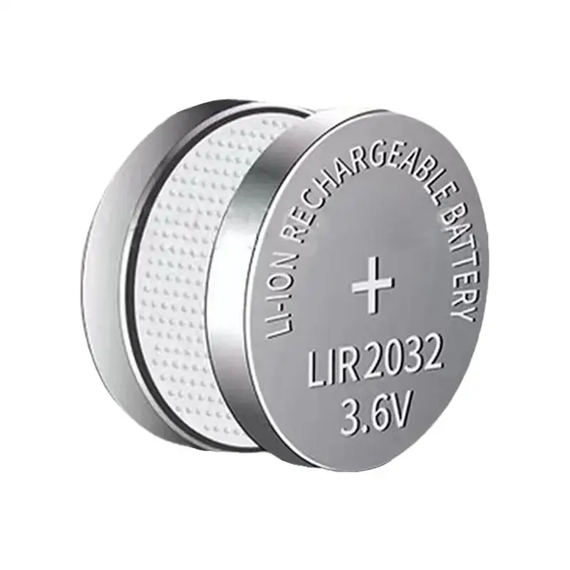 

LIR2032 Rechargeable Button LIR2032 3.6V Li-ion Rechargeable Button for Remote Control Computer Motherboard Watch Replace CR2032