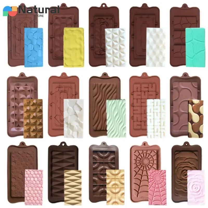 29-Style Irregular Silicone Chocolate Baking Mold Porous Flower Love Candy Jelly Ice Making Set Cake Decor Soap Candle Mould