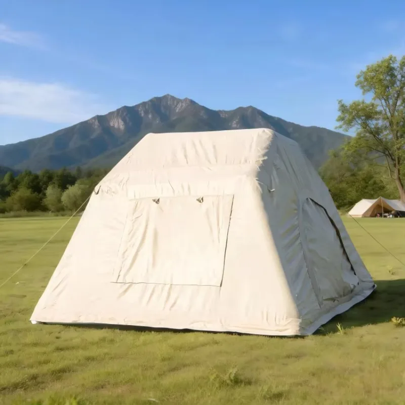 Portable Waterproof Oxford Cloth Four Seasons Outdoor Camping Inflatable Thick Tent Heat Sealed Double Seam Closed Electric