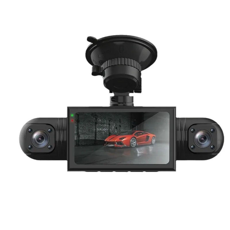 

Driving recorder 3.0 inch high definition infrared night vision parking monitoring