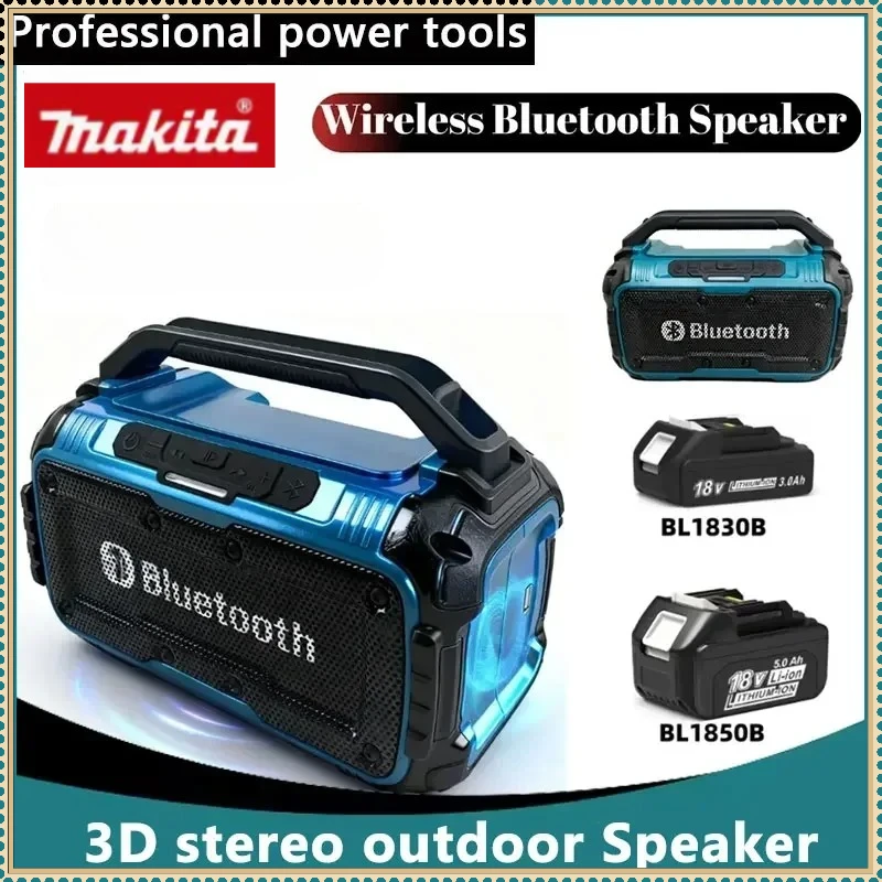 

Makita Bluetooth Speaker USB Type-C Port Charge Waterproof Loudspeaker Stereo Surround Tools