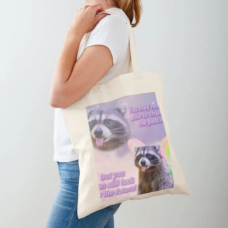 

Inspirational Trash Panda Tote Bag free delivery bags Women's beach bags canvas tote