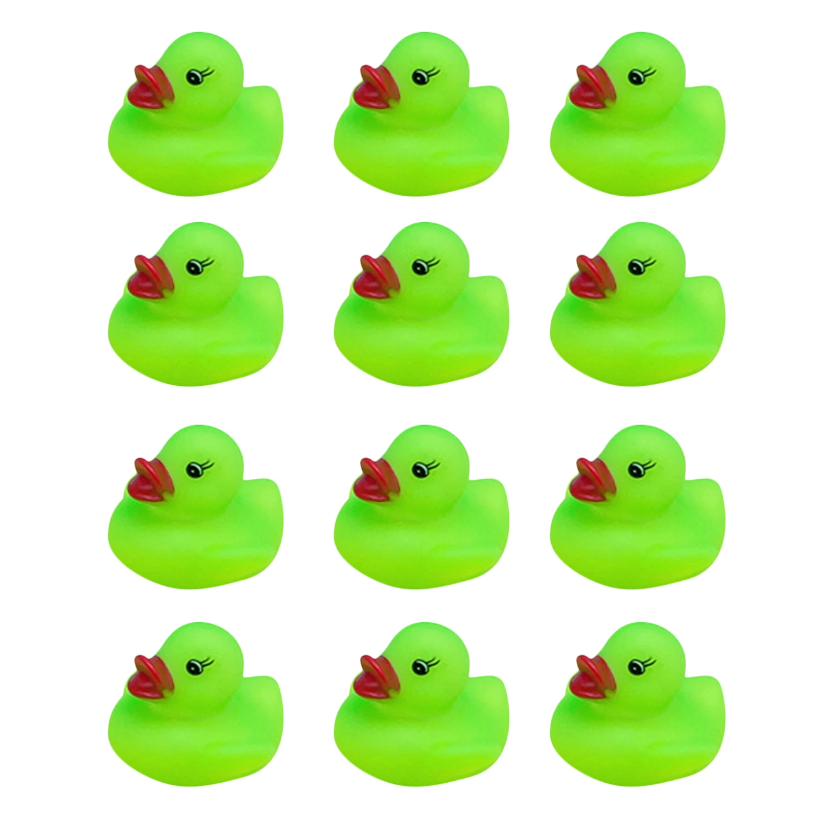 Green Rubber Duck Light Up Rubber Ducks Bath Toys 12 Packs Light Up Rubber Ducks Glow Bath Toys Flashing Ducks For Bath On