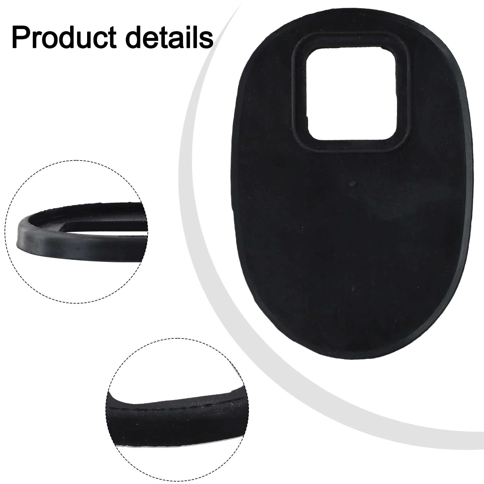 1/2 قطعة 13171963   حشية قاعدة هوائي سقف السيارة من المطاط لأوبل لموديلات فوكسهول، بما في ذلك لـ MERIVA A وB وZafira B