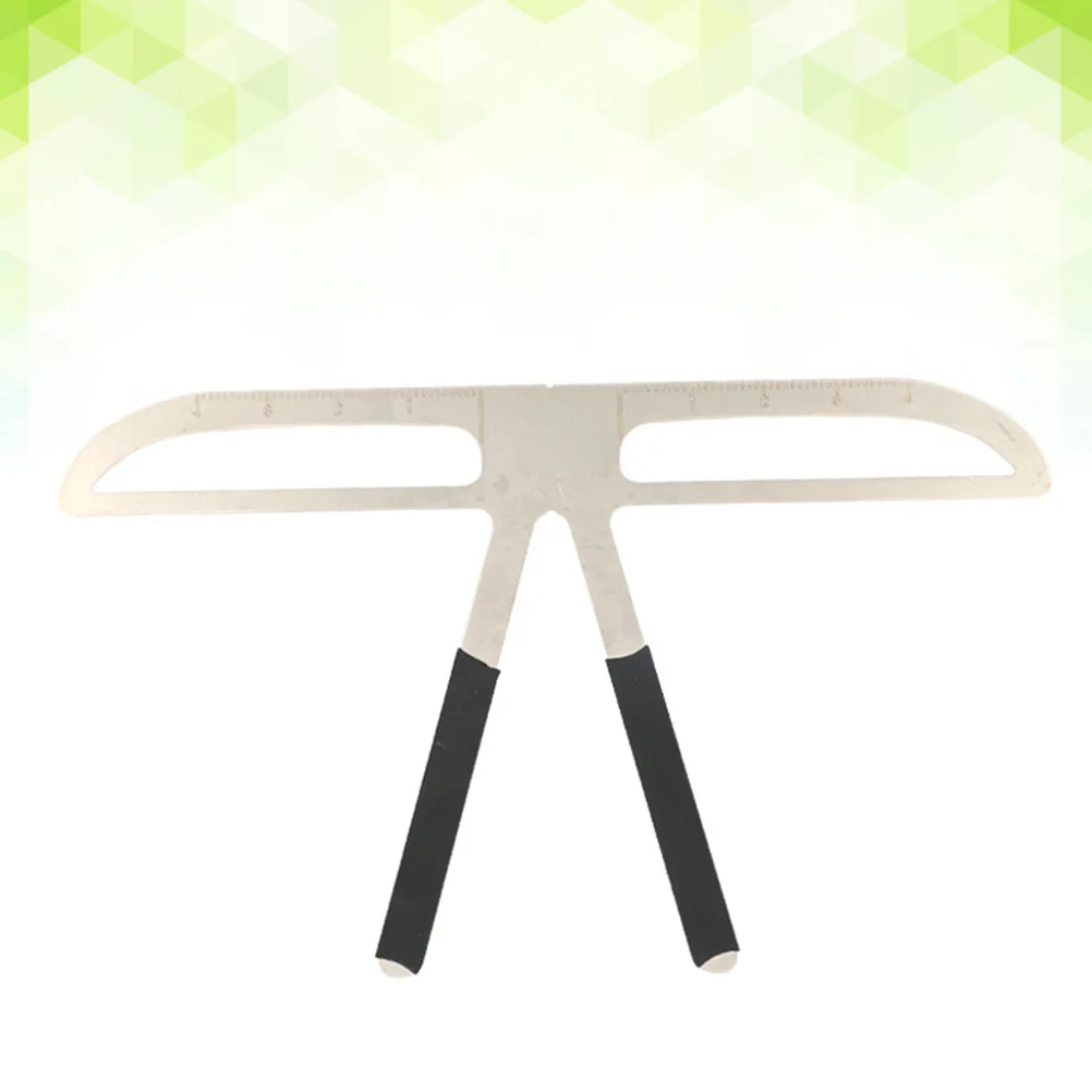 눈썹 스텐실 자 세 점 균형 포지셔닝 도구 자연스러운 대칭 눈썹 메이크업 측정 키트