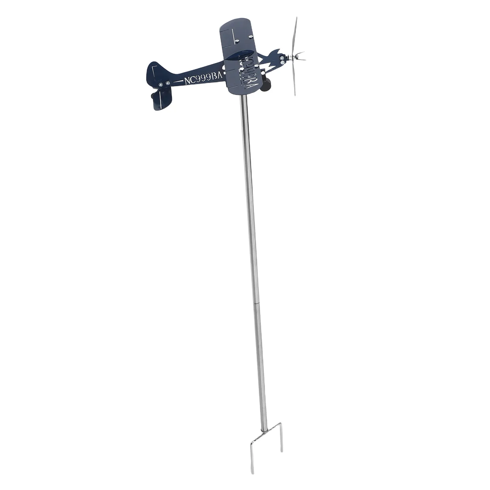 Airplane Wind Decorative For Yard Decor Fall Garden Decor Iron Aircraft Windmill Outdoor Patio