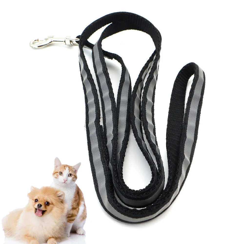 Reflective Pet Leash Kitten and Dog Collar Adjustable Walking Rope Set for Dogs and Cats Go Out Traveling Pet Accessories