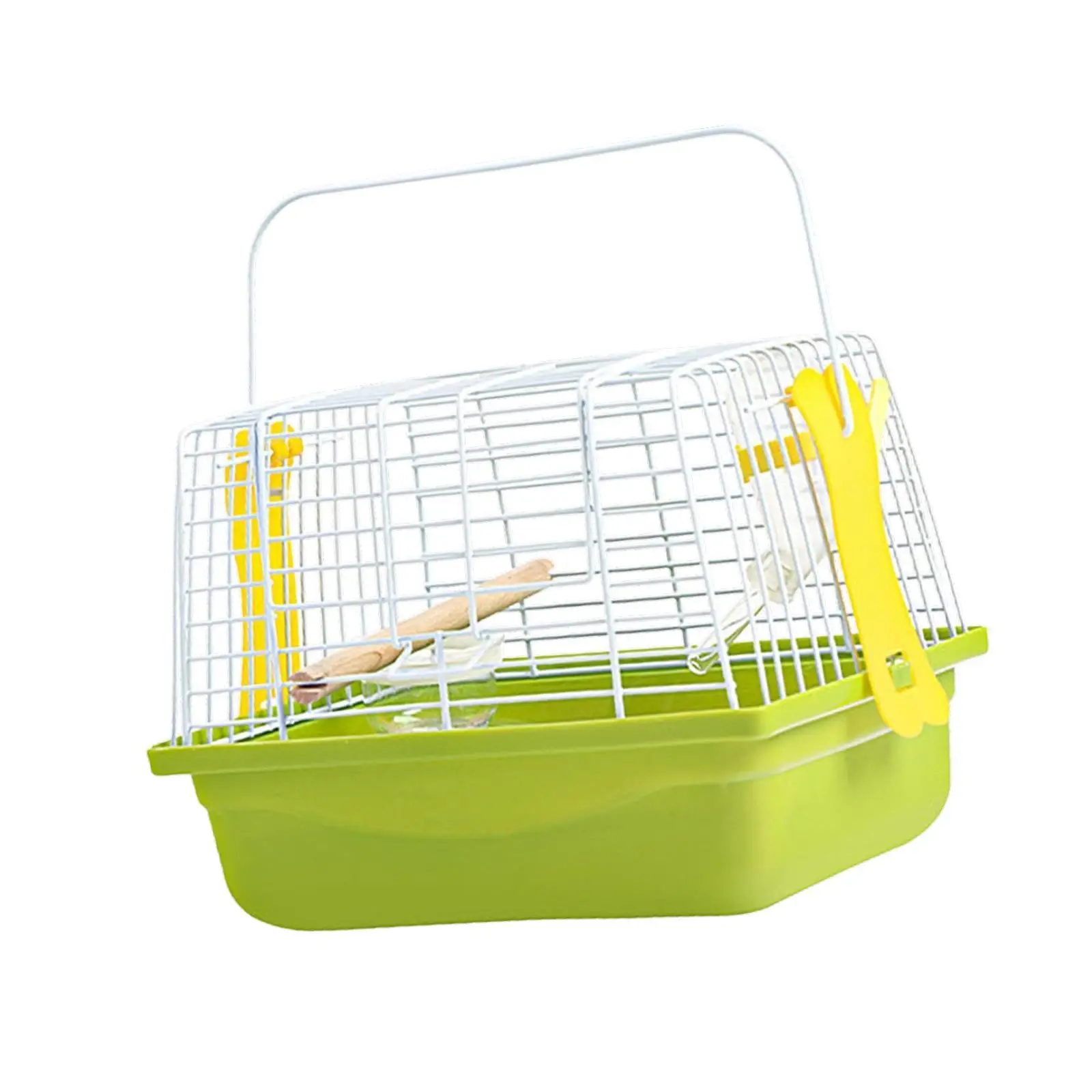 

Bird Cage for Parakeets Cockatiel Parrot Carrier Iron Wire Aviary Nest Tray for Indoor Outdoor Use