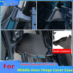 For Toyota Sienna 2021 2022 Center Left and Right Sliding Door Hinge Cover Panel Protective Cover Case Auto Accessories