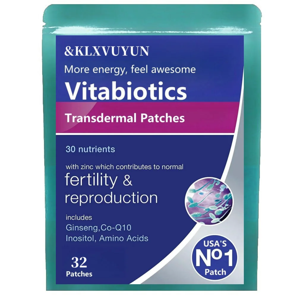 

Vitabiotics, Zinc, Ginseng, Amino Acids Blend 5000mcg Healthy Aging Formula - Transdermal Patches.patches Made In Usa