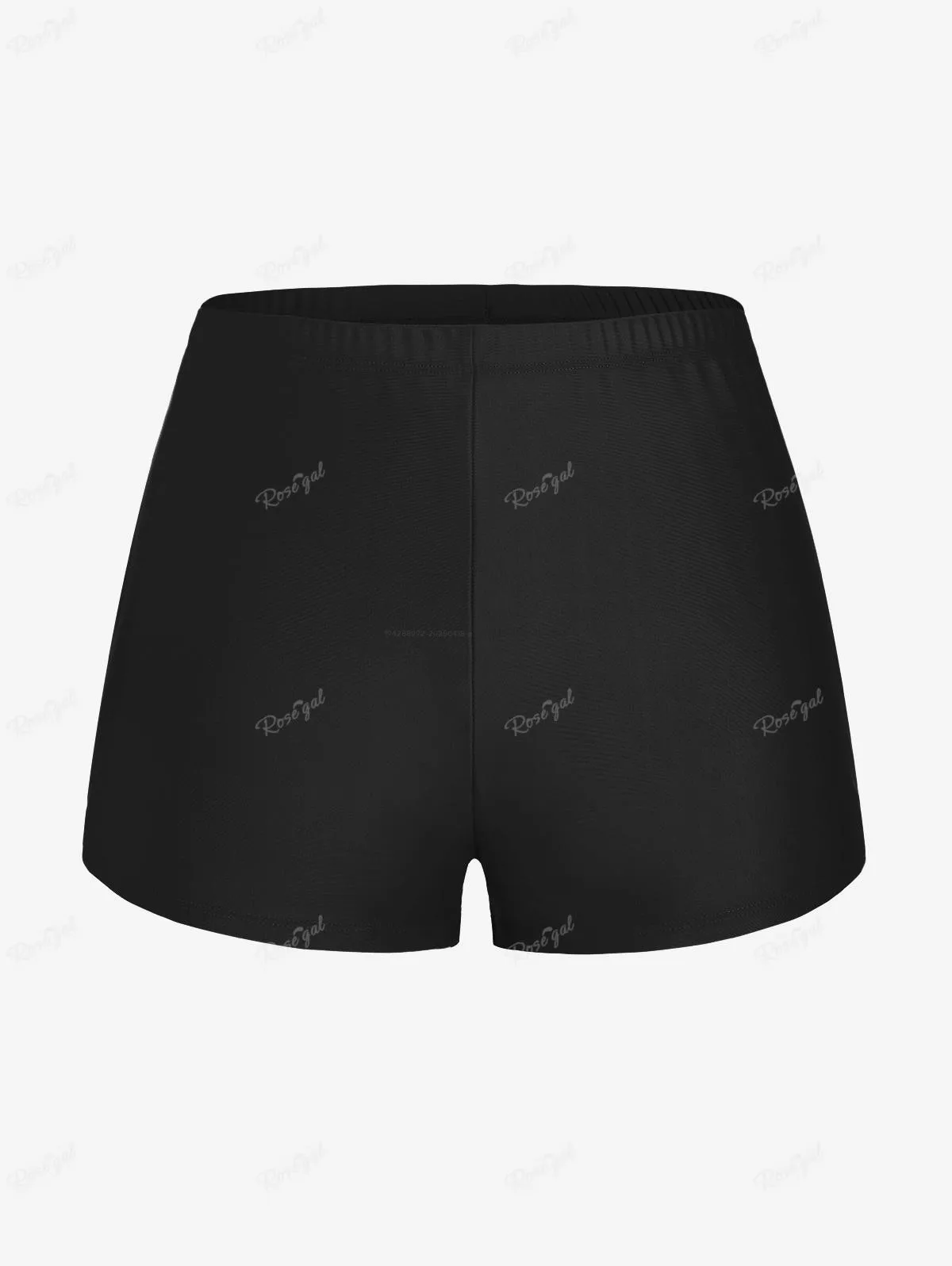 Rosegal Costume da bagno Tankini da donna taglie forti con stelle scintillanti 3D stampato con scollo all'americana e vita senza schienale