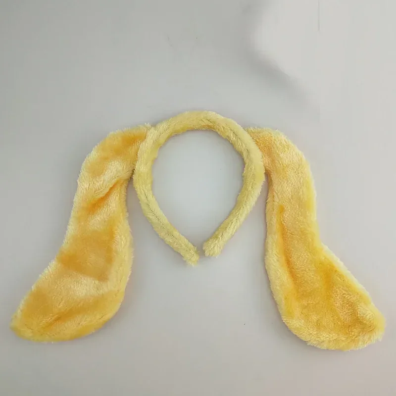 子供と大人のためのダルメシアンの犬の耳のヘッドバンド、尾のネクタイ、動物のヘアバンド、ハロウィーンの衣装、コスプレ、パーティー、誕生日プレゼント