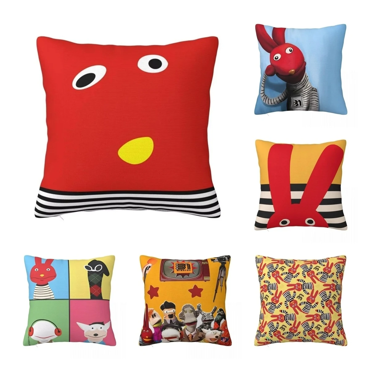 NO Juan Carlos Bodoque fundas de almohada sofá 31 Minutos funda de cojín de dibujos animados Linda decoración del hogar funda de almohada 45*45