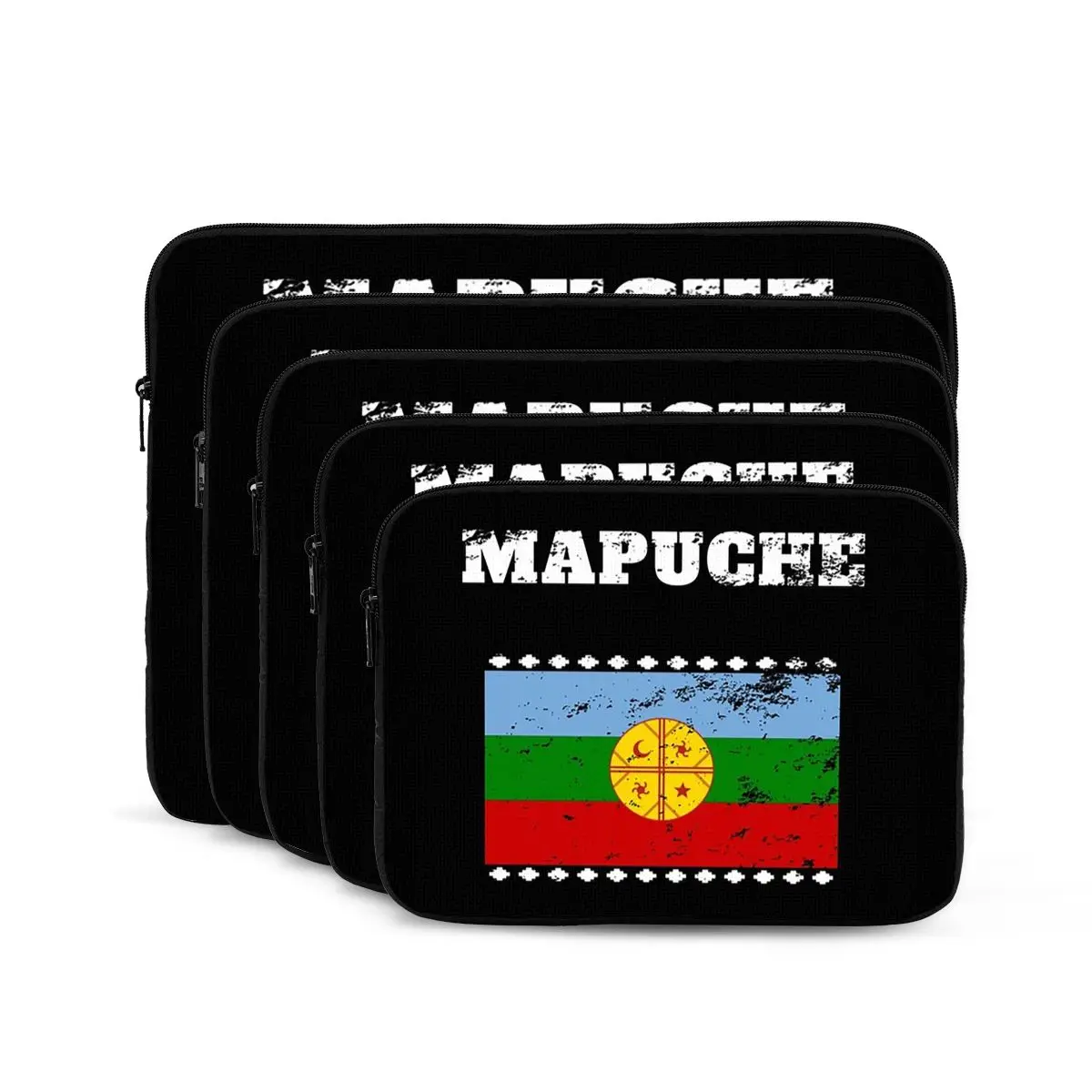 

Mapuche Town Flag Ретро Винтаж Сумка для ноутбука Чехол для ноутбука Чехол для ноутбука Противоударный чехол для планшета Сумка