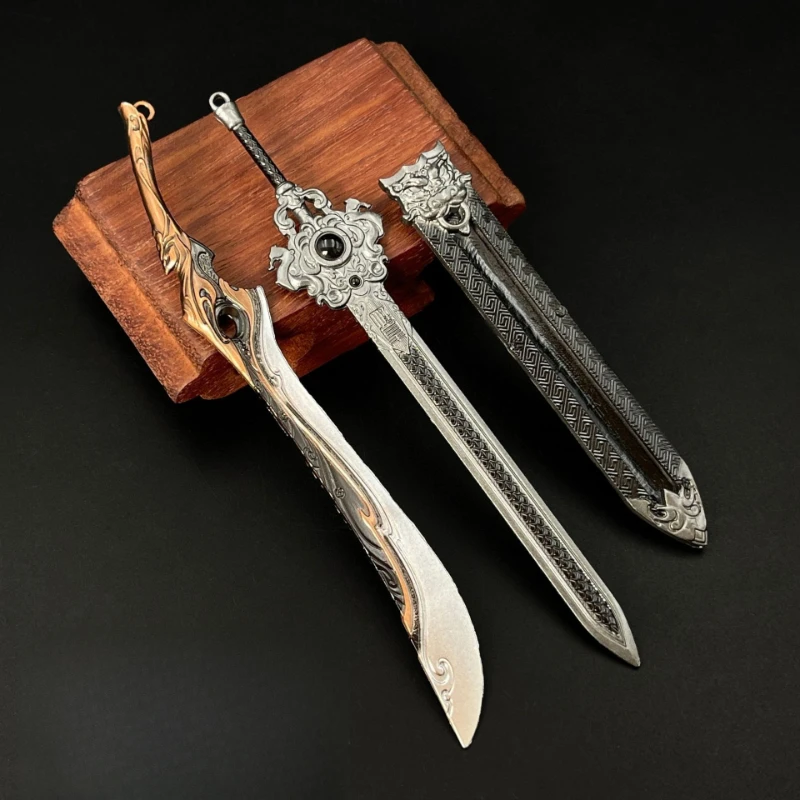 Three Kingdoms Film and TV peripherals series the heaven sword Seven Star Knife weapons Model Cosplay Props metal Crafts Boy toy