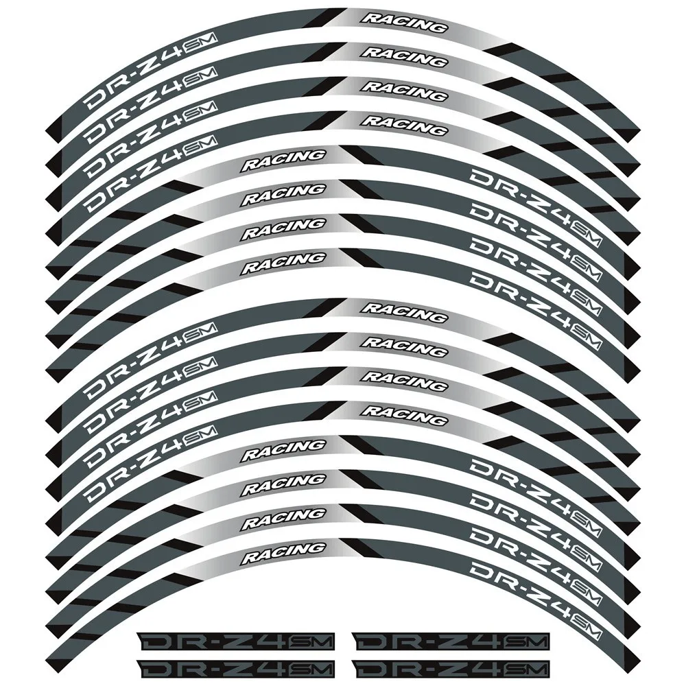 

17-дюймовые наклейки-полоски на обод колеса для SUZUKI DRZ4SM DR-Z4SM