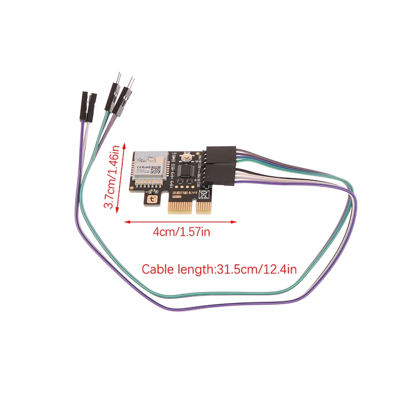 واي فاي الكمبيوتر مفتاح الطاقة كمبيوتر مكتبي عن بعد التمهيد بطاقة بدء التشغيل للتحكم عن بعد قطعة بطاقة صغيرة