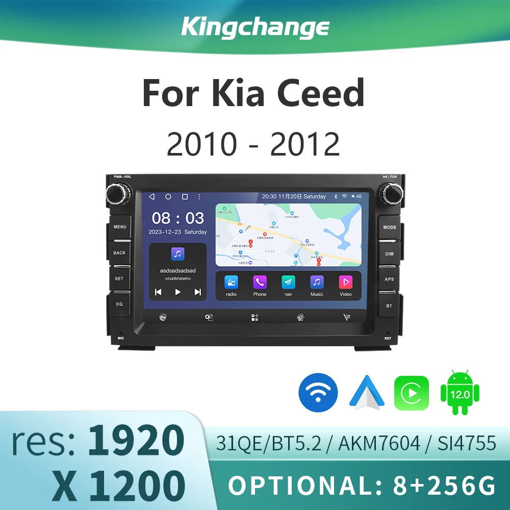 

Kingchange 7"Android Car Radio Auto Multimedia Navigator Player For KIA CEED 2010-2012 Venga 2010 2016 CarPlay SWC Autoradio