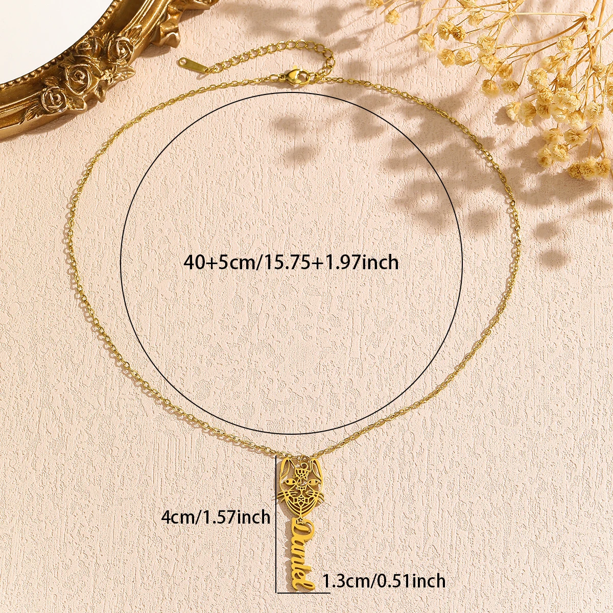 شخصية مخصصة الفنية القط اسم قلادة للنساء الفولاذ المقاوم للصدأ اليدوية لوحة المختنق سلسلة مجوهرات هدية