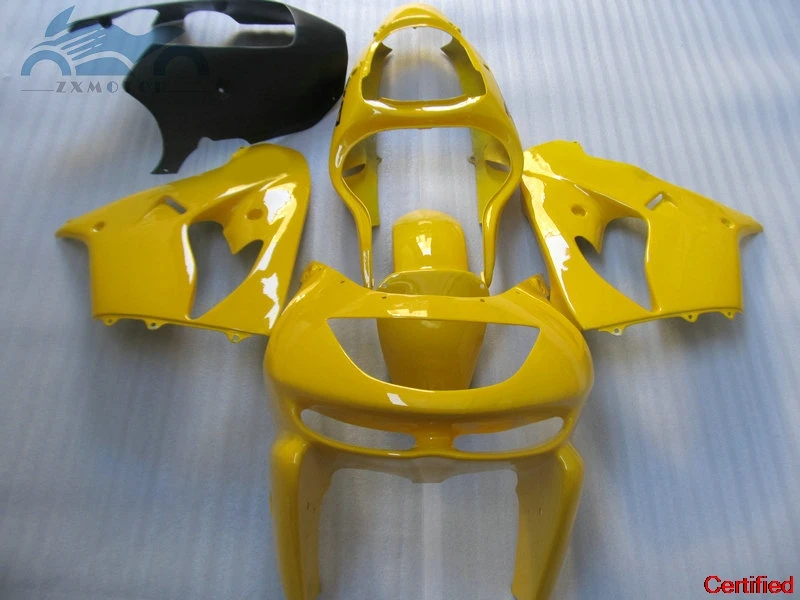 

Customizable as you need fairing kits for Kawasaki Ninja 1998 1999 ZX9R ABS plastic fairings kit 98 99 ZX 9R yellow motorcycles