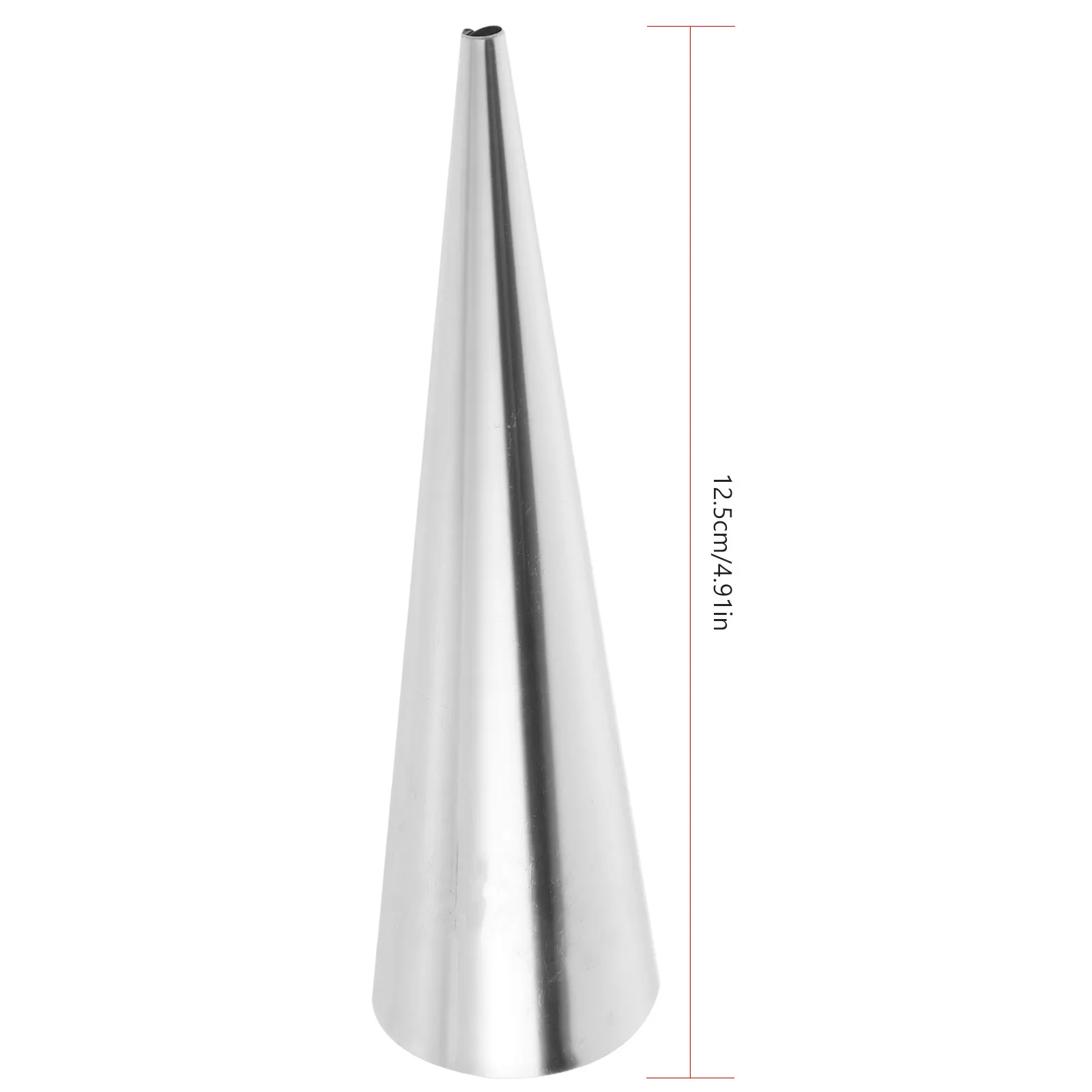 16Pcs Stainless Steel Croissant Mold Conical Shape Baking Tubes Reusable Bread Roll Form Baking Tool Supplies for DIY Desserts