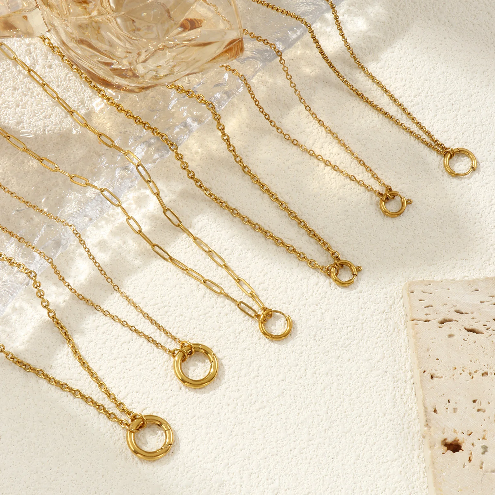 1pc 18k Gold Plated Necklace 3 - Birth Flower Necklace recension och pris