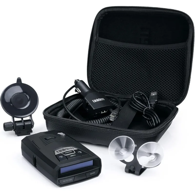 R4 Extreme Long-Range Laser/Radar Detector, Record Shattering Performance, Built-in GPS w/AUTO Mute Memory, Voice Alerts