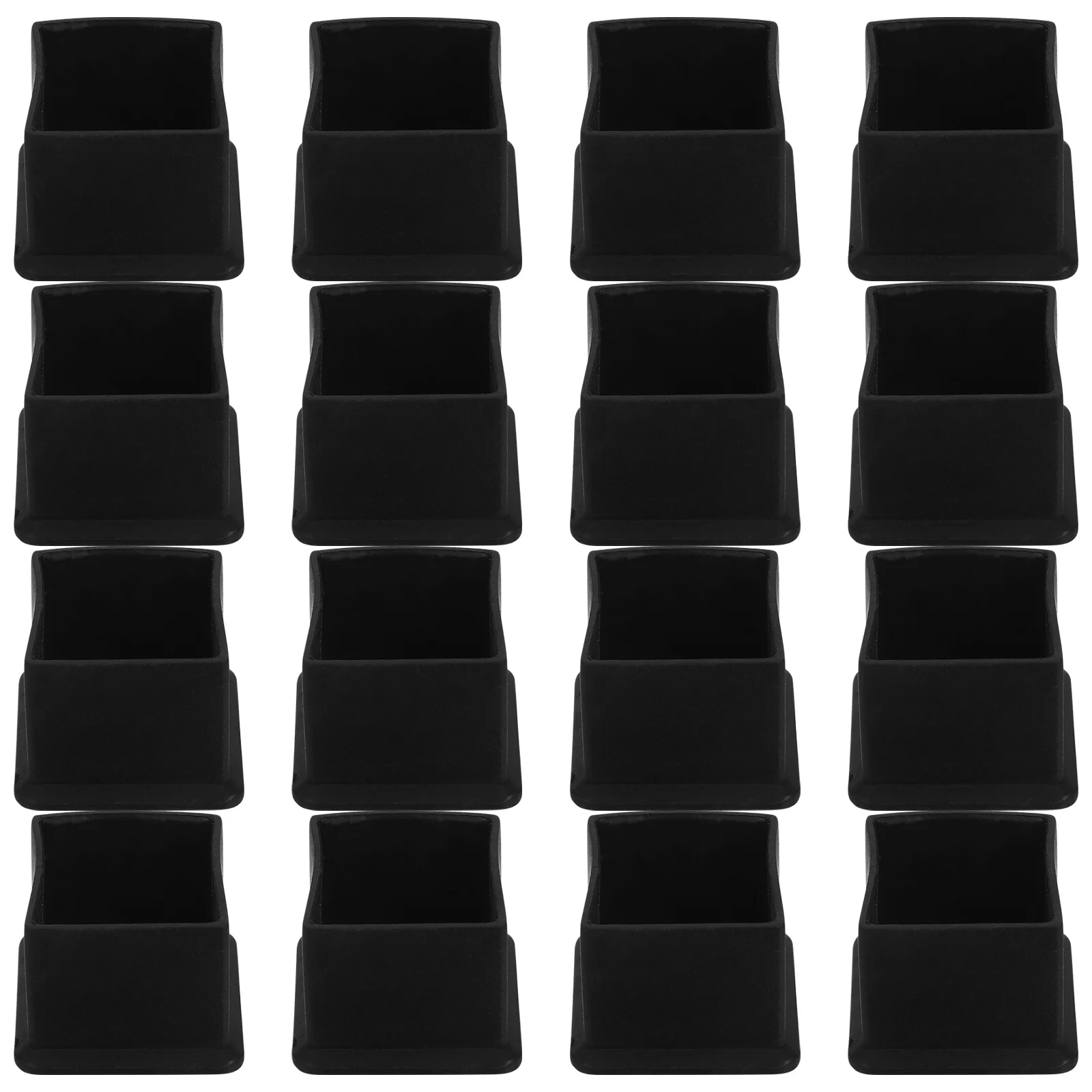 

20Pcs Square PVC Furniture Leg Protectors 3Cm Fit Non-Slip Waterproof Floor Protection Covers for Chair Table Legs Home Use