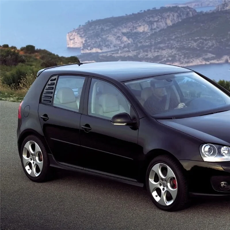 AEA6-For Golf 5 MK5 سيارة كوة خلفية نافذة الجانب مصراع غطاء الكسوة ملصق تنفيس سكو