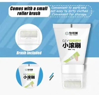 100g White Pink Wall Small Roller Brush Paint Interior Wall Repair Household Wall Graffiti Repair Environmental Protection Paint 3
