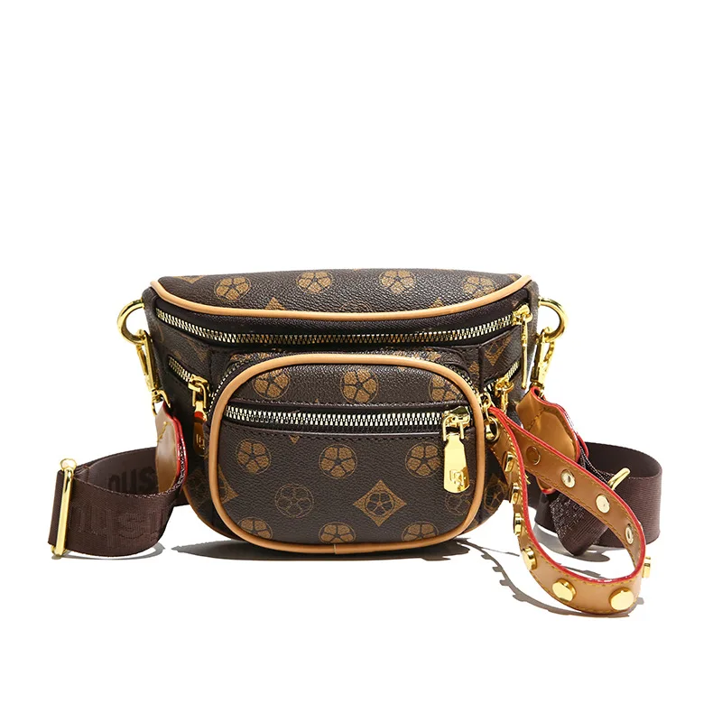 

Многофункциональная мини-сумка 2025 года, винтажная сумка через плечо для женщин, многослойная сумка через плечо, компактная сумка «день-ночь», элегантная сумка на ремне ​