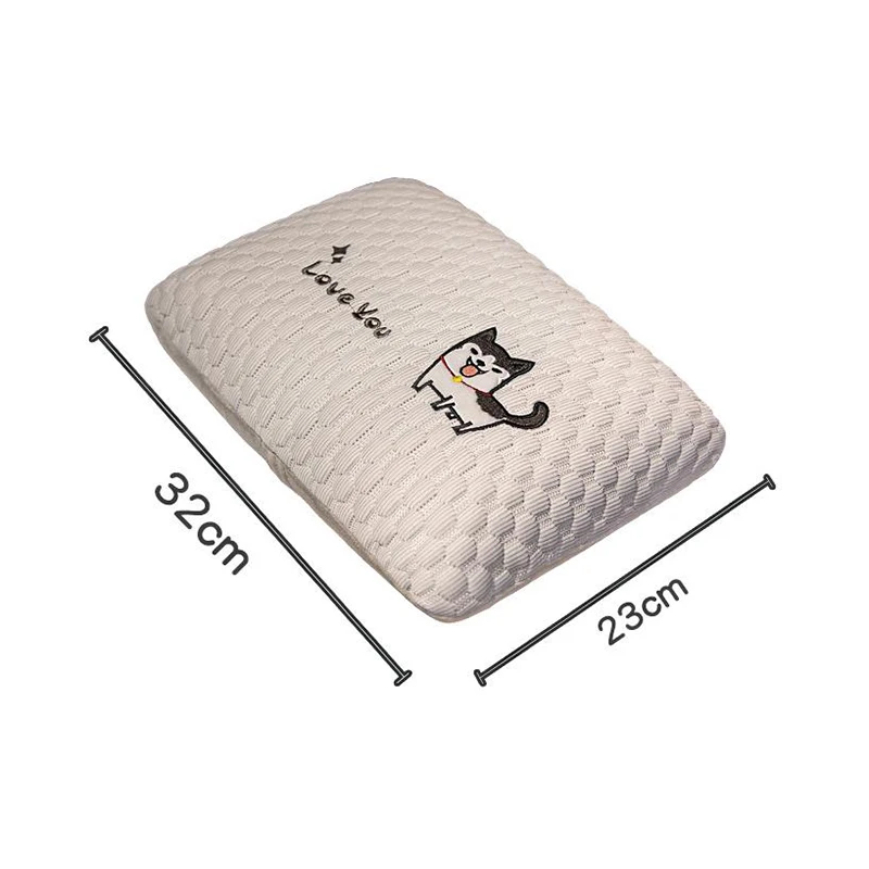 Ice Bean Pillow Sleeping Table Pillow Small Pillow Memory Cotton Slow Rebound Office Sleeping Pillow Cushion Hugging Pillow